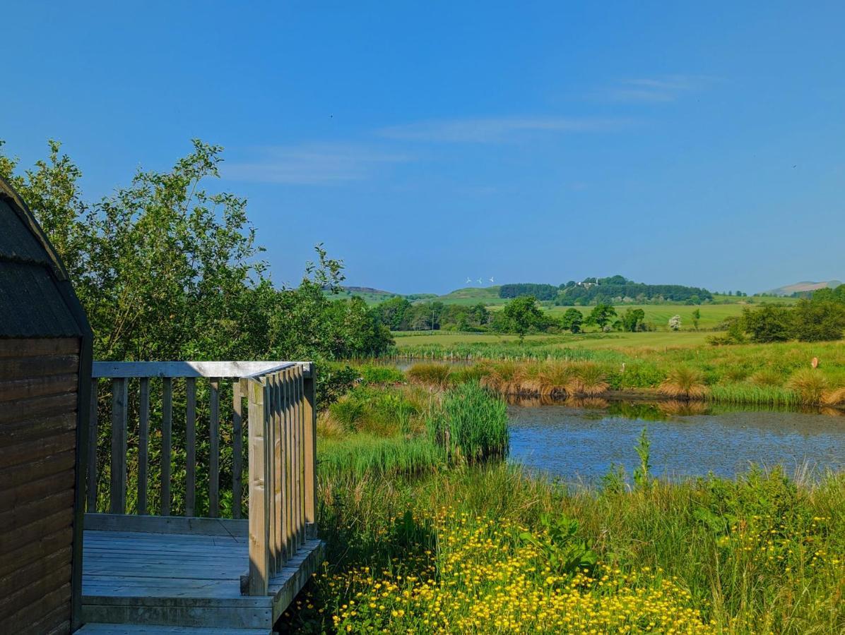 Pond View Pod 1 With Outdoor Hot Tub - Fife - Loch Leven - Lomond Hills Villa Kelty Exterior foto